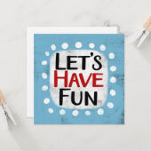 グリーティングカードをおもしろいしよう カード (正面/裏面インサイチュ)