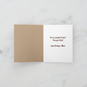 グリーティングカードを応援している サンキューカード (内部)