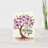 グリーティングカードを応援している サンキューカード (正面)