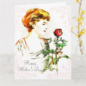 グリーティングカードを持つバラ カード (黄色い花)