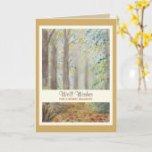 グリーティングカードを早急に回復する カード (黄色い花)