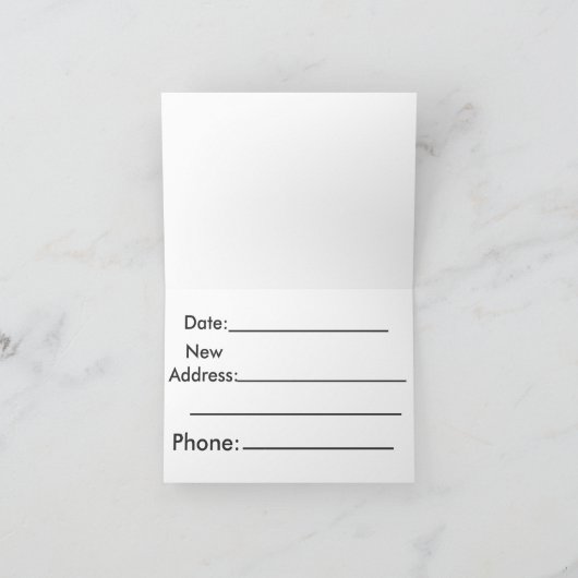 グリーティングカードを移動する 案内状 (内部)