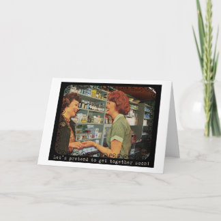 グリーティングカードを組むフリ カード