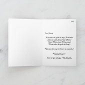 グリーティングカードを覚えやすいイースター シーズンカード (内部)