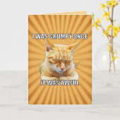 グリーティングカードを読んだ時、グリーティングカードを気にしていたのですが、Zen CAT カード (黄色い花)