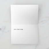 グリーティングカードエディンバラオールドタウン カード (内部)