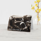 グリーティングカードカークラッシュユーモア カード (黄色い花)