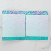 グリーティングカードグリッタースターダスト カード (内部)