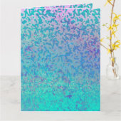 グリーティングカードグリッタースターダスト カード (黄色い花)