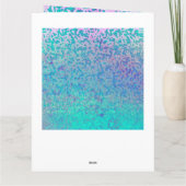 グリーティングカードグリッタースターダスト カード (裏面)