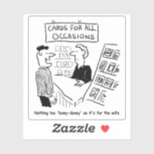 グリーティングカードショップの漫画。 シール (シート)