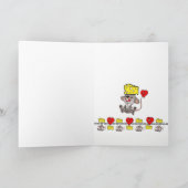 グリーティングカードチーシーハッピーバースデーマウスハート カード (内部)