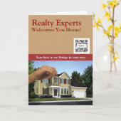 グリーティングカードテンプレートの実際の専門家 カード (黄色い花)