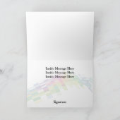 グリーティングカードテンプレートハウス不動産仲介業者 カード (内部)