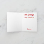 グリーティングカードテンプレートパッケージ カード (内部)