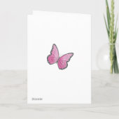 グリーティングカードテンプレート乳がん認識度 カード (裏面)