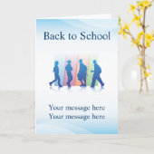 グリーティングカードテンプレート初等教育 カード (黄色い花)