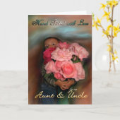 グリーティングカードハッピーアニバーサリーサンバーグッズ&アンクルバラ カード (黄色い花)