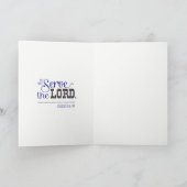グリーティングカードバイブル聖なる書物、 経典ジョシュア24ニューハウス カード (内部)