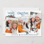 グリーティングカードメリークリスマス（3枚） 案内状 (正面)
