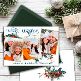 グリーティングカードメリークリスマス（3枚） 案内状