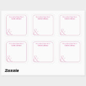 グリーティングカードライブラリパーソナライズされたラベルギフト スクエアシール (シート)