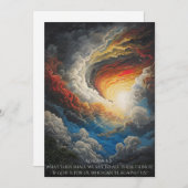 グリーティングカードローマ8:31神もしは私たちのためにある… シーズンカード (正面/裏面)