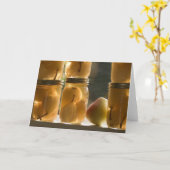 グリーティングカード保存梨 カード (黄色い花)