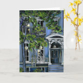 グリーティングカード内からの光の球 カード (黄色い花)