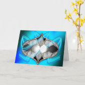 グリーティングカード内の真珠 カード (黄色い花)