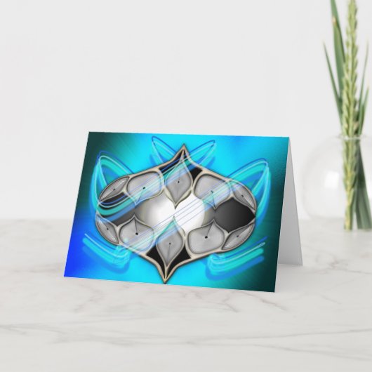 グリーティングカード内の真珠 カード (正面)