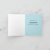 グリーティングカード女性像 サンキューカード (内部)