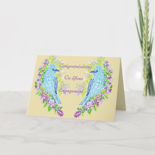 グリーティングカード婚約:婚約ま結婚たは 招待状 (正面)