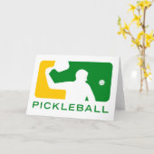 グリーティングカード専攻の- League Pickleball カード (黄色い花)