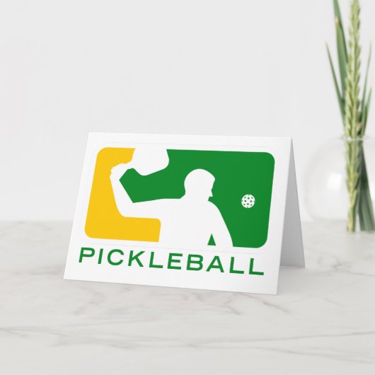 グリーティングカード専攻の- League Pickleball カード (正面)