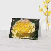 グリーティングカード最高のは人生が良い カード (黄色い花)