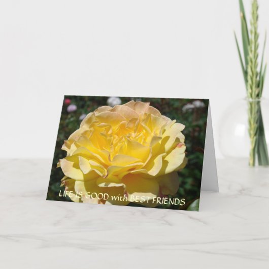 グリーティングカード最高のは人生が良い カード (正面)