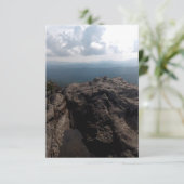 グリーティングカード水平線自然横長写真 サンキューカード (スタンド正面)