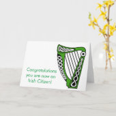 グリーティングカード用アイルランド語の画像 カード (黄色い花)