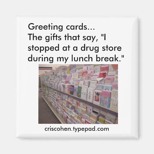 グリーティングカード磁石 マグネット (正面)