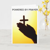 グリーティングカード祈りの言葉搭載 カード (黄色い花)