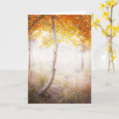 グリーティングカード空白の(内側) カード (黄色い花)