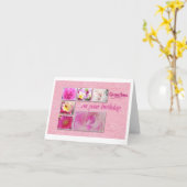 グリーティングカード誕生日祖母 カード (黄色い花)