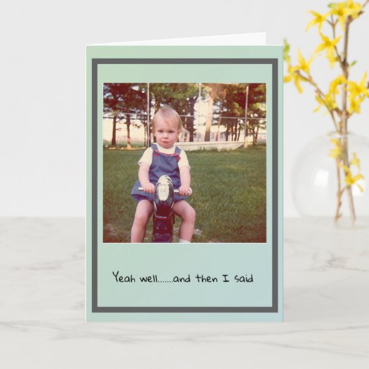 グリーティングカード (黄色い花)