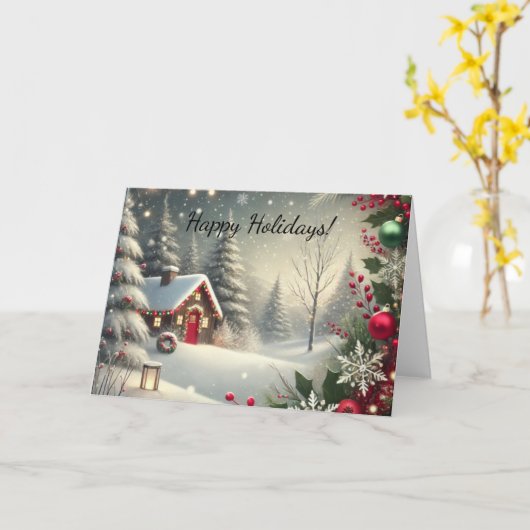 グリーティングカード (黄色い花)