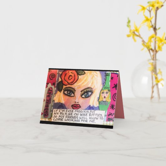 グリーティングカード (黄色い花)