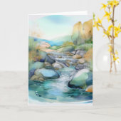 グリーティングカード (黄色い花)