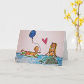 グリーティングカード (黄色い花)