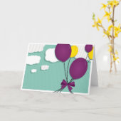 グリーティングカード (黄色い花)