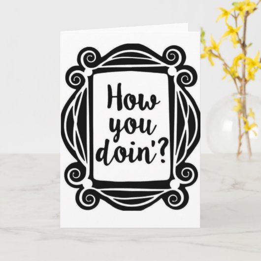 グリーティングカード (黄色い花)